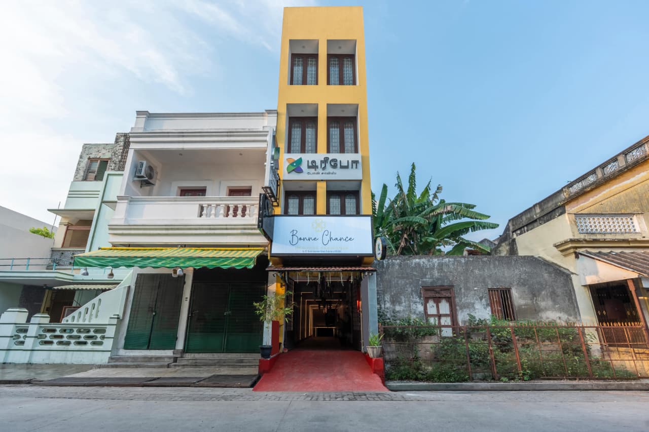 Hotel Front View | Bonne Chance Heritage Residence, Puducherry