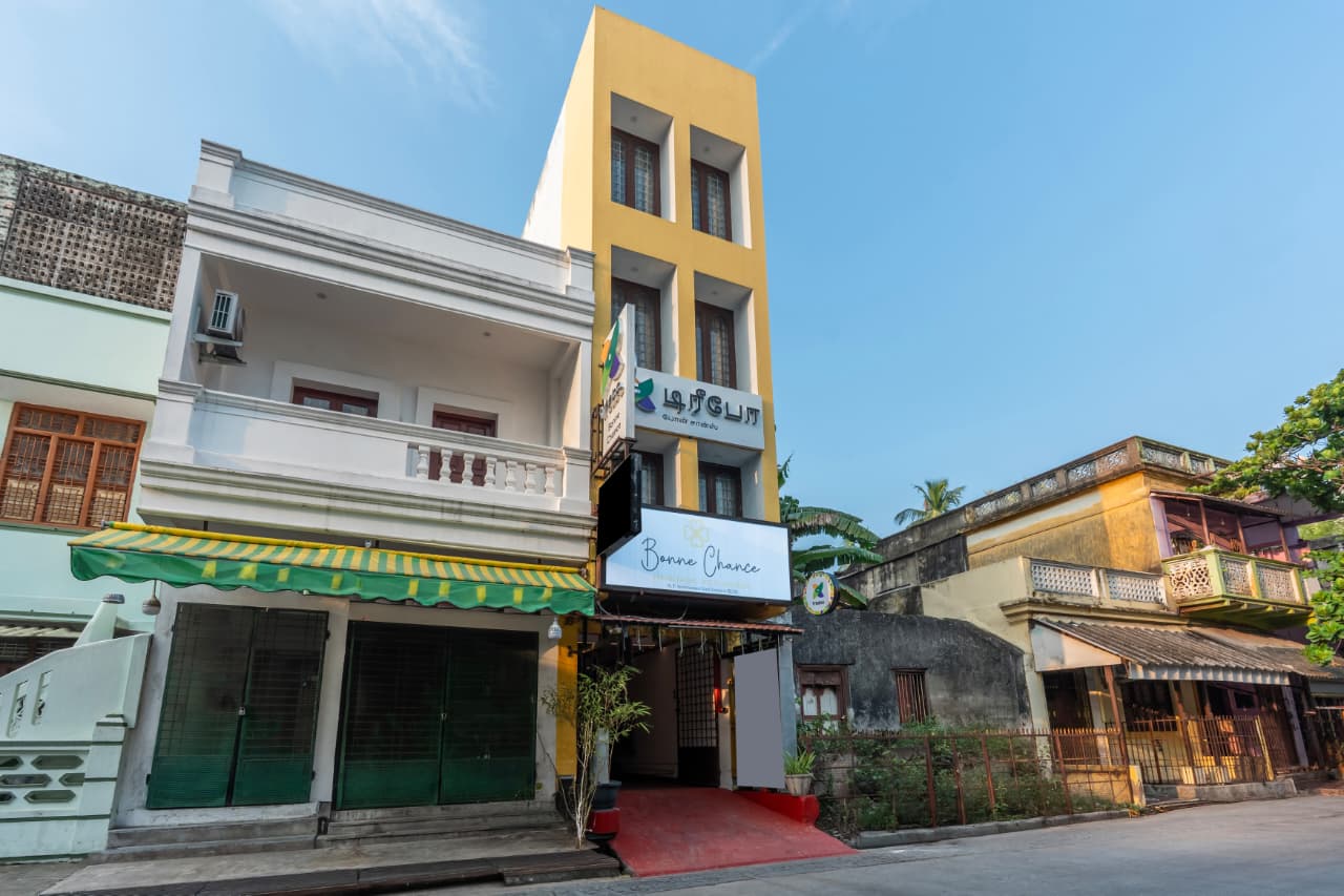 Hotel Building Exterior | Bonne Chance Heritage Residence, Puducherry
