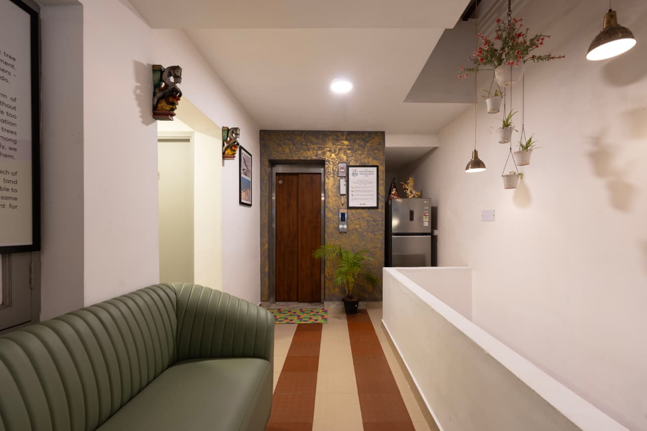 Guest Waiting Lounge | Bonne Chance Heritage Residence, Puducherry